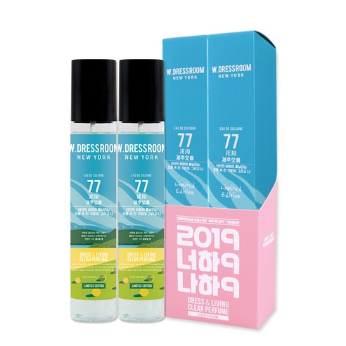 더블유드레스룸 드레스 리빙 클리어 퍼퓸 S2 150ml, No 77 제주오름, 2개