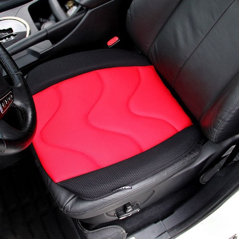 노블엔젤 레드라인 와이드스포티 사계절방석, 레드, 2개