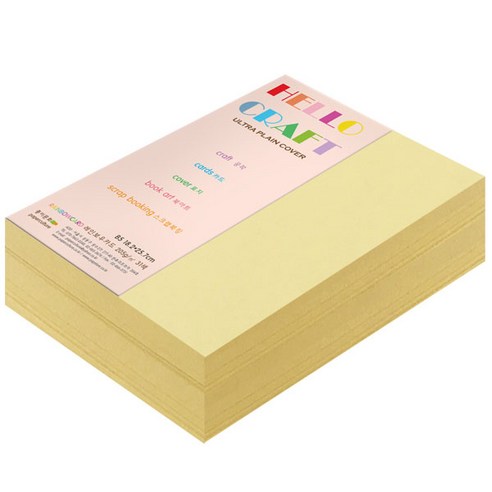 종이문화 두꺼운양면카드지 레인보우카드 No.05 옐로우, B5, 240매의 최저가를 확인해보세요.