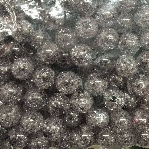 가드 구슬A01 DIY 비즈 재료 12mm 500g, 차콜, 1개