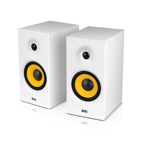 브리츠 BR-R607BT 2채널 블루투스 스피커, 화이트