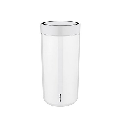 스텔톤 투고클릭 스틸 바큠 텀블러, 화이트, 0.4L