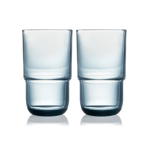 까사무띠 노바 텀블러 라지 컵 350ml, 스모키 그레이, 2개