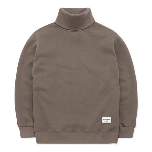 크루클린 데일리 기모 무지 목폴라 맨투맨 남자 여성 커플 MRL-435