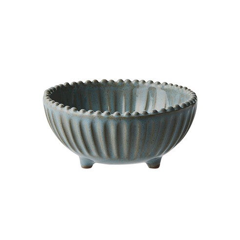 VBCCASA 폰다코 스트라이프 풋티드볼 14cm 9868-14FS, 그레이, 1개
