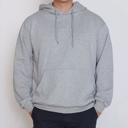 오티디 오버핏 무지 후드티