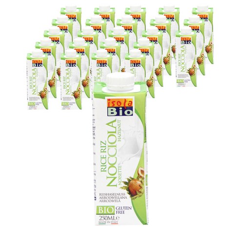 이솔라비오 유기농 쌀 헤이즐넛 음료, 250ml, 24개
