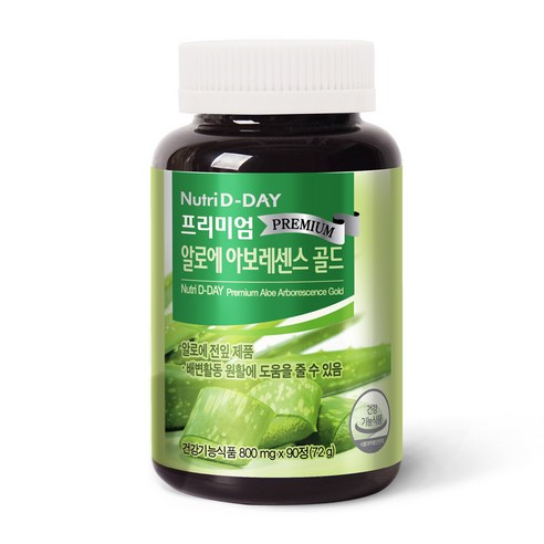 뉴트리디데이 알로에 아보레센스 골드, 90정, 1개