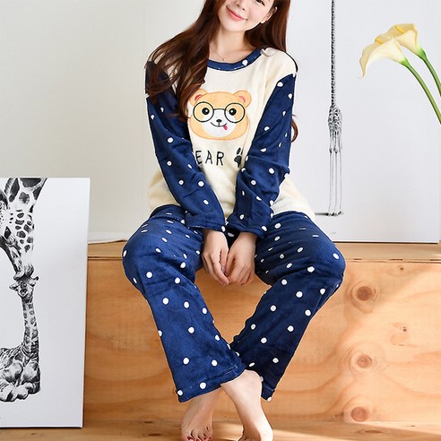 레씨 코코드림 곰발바닥 커플 겨울수면잠옷 AL41892