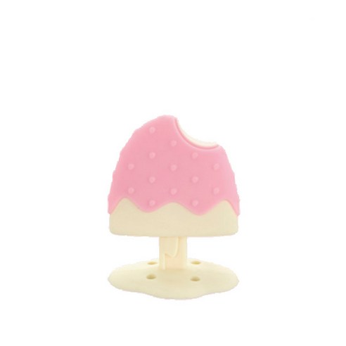 릿첼 실리콘 치발기 + 케이스, 아이스크림, 노꼭지, 1개