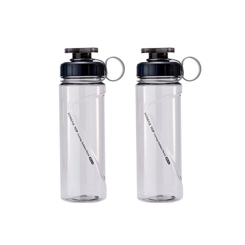 코멕스 TOP 고리형 손잡이 물병, 그레이, 1400ml, 2개