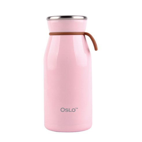 오슬로 밀크 텀블러, 핑크, 450ml, 1세트