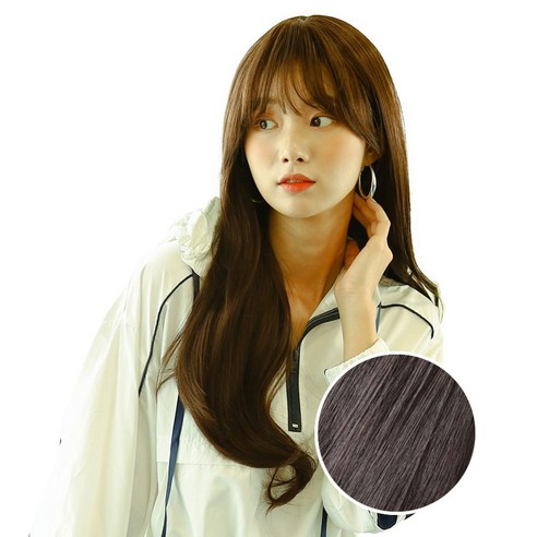 가발매니아 여자 통가발 밀키웨이브, 내츄럴브라운, 1개
