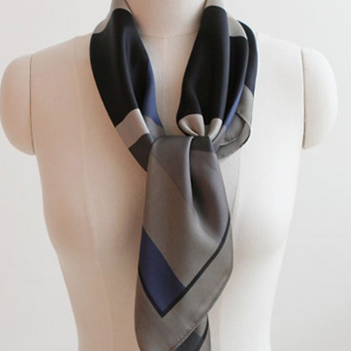 바비수 쁘띠 마룬5 정사각 스카프