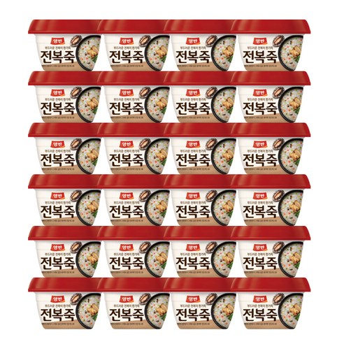 양반 전복죽, 285g, 24개