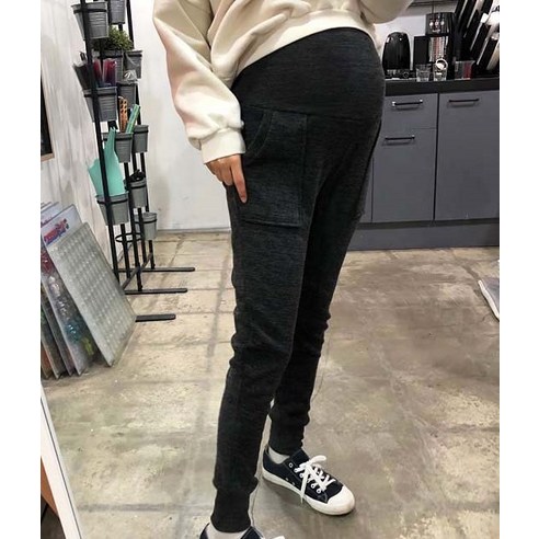 최신마미 임산부 트레이닝 기모 조거팬츠