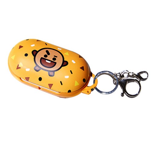 BT21 삼성 갤럭시 버즈용 키링 케이스, 슈키