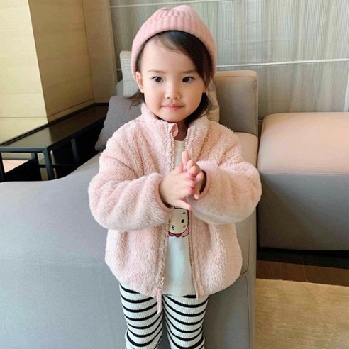 투에스벅 아동용 후리스 집업 점퍼