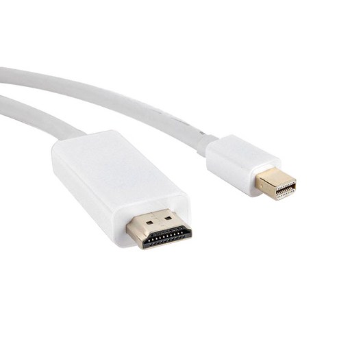 애니포트 Mini DP to HDMI 케이블 1.2Ver, 1개, 1m