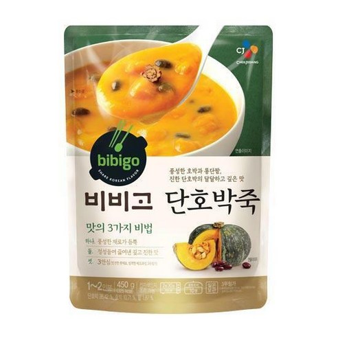 비비고 단호박죽 450g, 1개