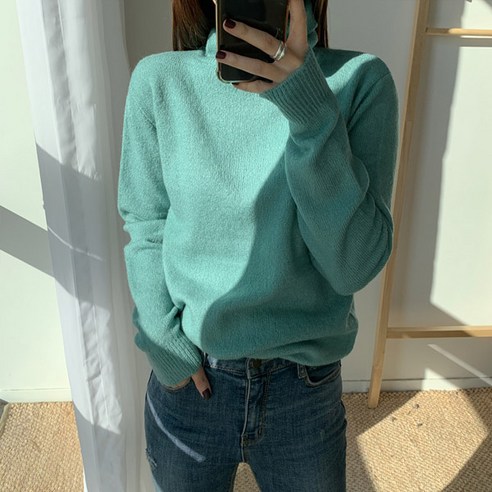엔비룩 여성용 구름 베이직 폴라