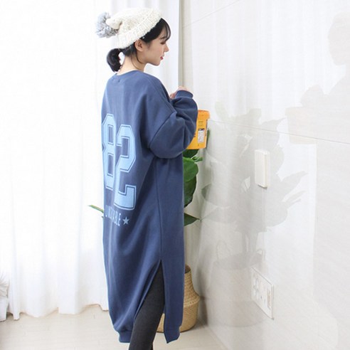 팡팡샵 T 긴 기모82롱 임산부 원피스