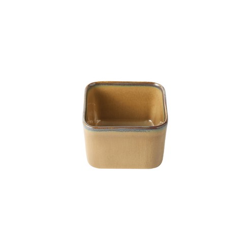 까사무띠 쎄나 사각 접시 5.5cm, 브라운