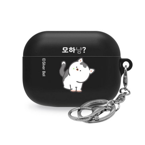 귀염뽀짝 에어팟 프로 이어폰 실리콘케이스, 01 모하냥