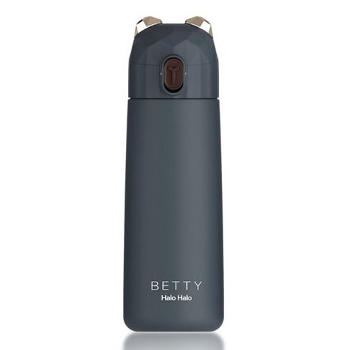 푸코 할로할로 베티 보온병, 블랙, 350ml