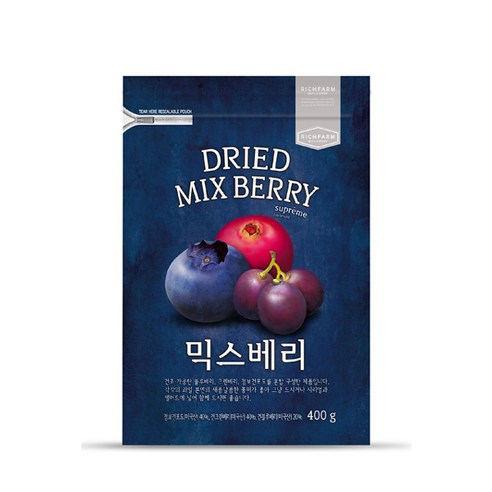 리치팜너트 믹스베리, 400g, 1개