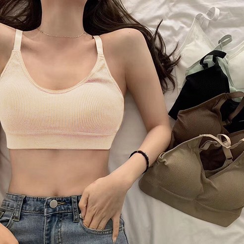 씨엘스토리 네이쳐 골지 무봉제 끈브라탑