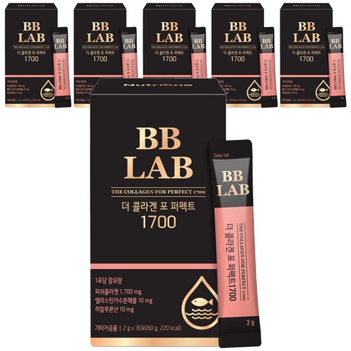뉴트리원 비비랩 더 콜라겐 포 퍼펙트 1700, 6박스, 60g