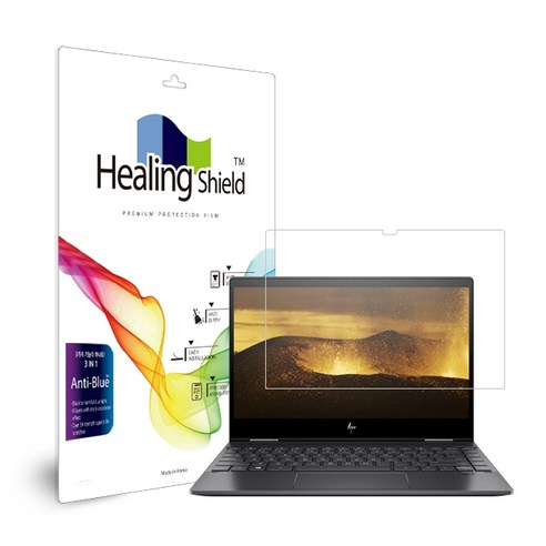힐링쉴드 HP 엔비 X360 13-ar0078AU 블루라이트차단 노트북 액정보호필름, 1세트