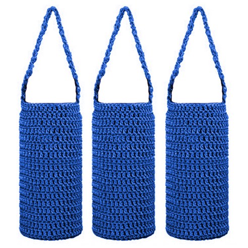 블럭마트 니트 보틀주머니 Medium 400~600ml, 블루, 3개