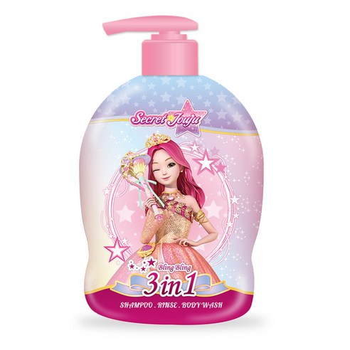 위니치 시크릿쥬쥬 별의여신 블링블링 쓰리인원 올인원클렌저, 330ml, 1개