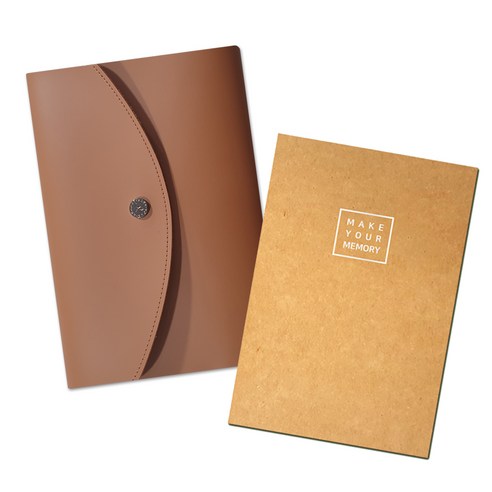 꼼꼬미 홀드미 클러치 바인더 + 체크리스트 + 데일리 스케줄러, 다운 오렌지(바인더)