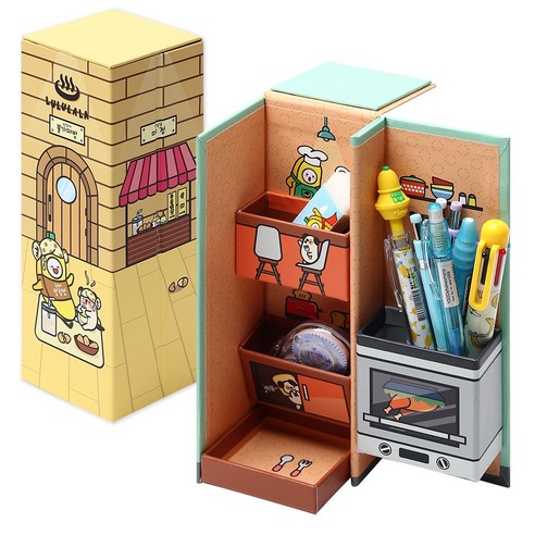 포포팬시 룰루랄라 냉장고 지함 필통, 찜질방, 냉장고, 1세트