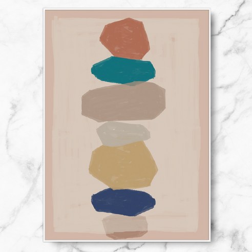 RYMD BALANCING 수지 액자, 화이트
