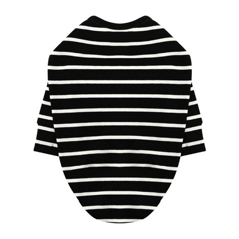 퍼피엔젤 SAINT ANGELS 라운드 강아지티셔츠 PA-TS587, 999 Black, SM, 1개