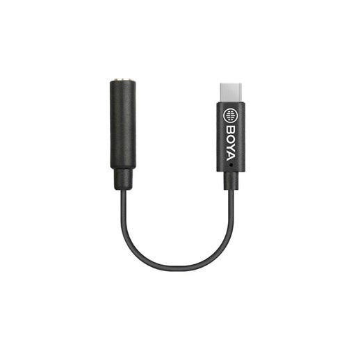 보야 3.5mm TRS Famale to USB Type C 오디오 아답터, BY-K4