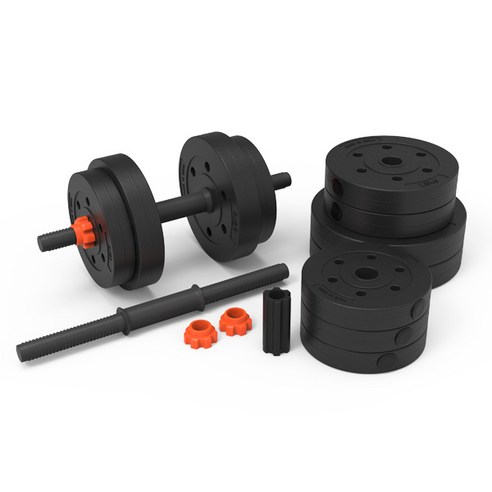 이고진 조립 아령 덤벨 세트 블랙, 20kg, 1세트