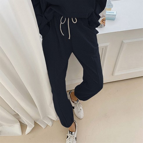 여성용 조이 데일리 허리 밴딩 조거팬츠 LS8138BT1L