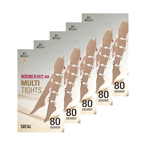 시글락 학생용 80D 팬티스타킹 스킨 5p