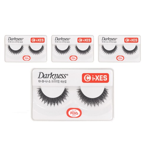 다크니스 프리미엄 속눈썹, ci-XES, 4개