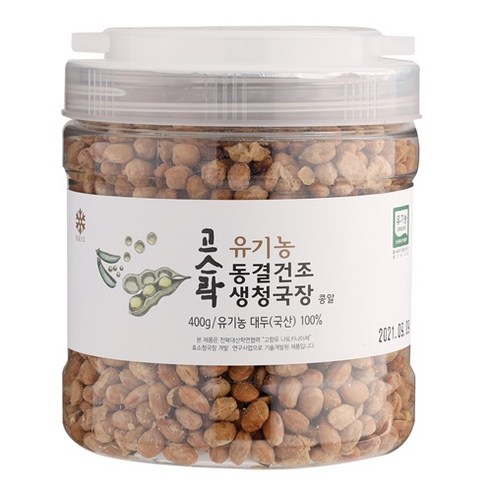 고스락 유기농 동결건조 생청국장, 400g, 1개