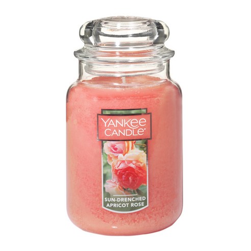 양키캔들 라지 자, 썬드렌치드애프리콧로즈, 1개