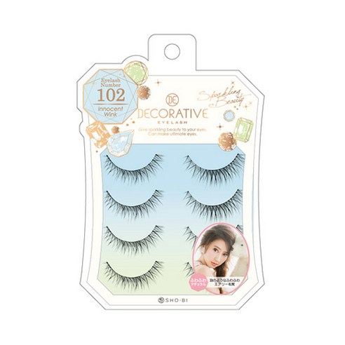 데코레티브 인조 속눈썹, 102이노센트윙크, 1개