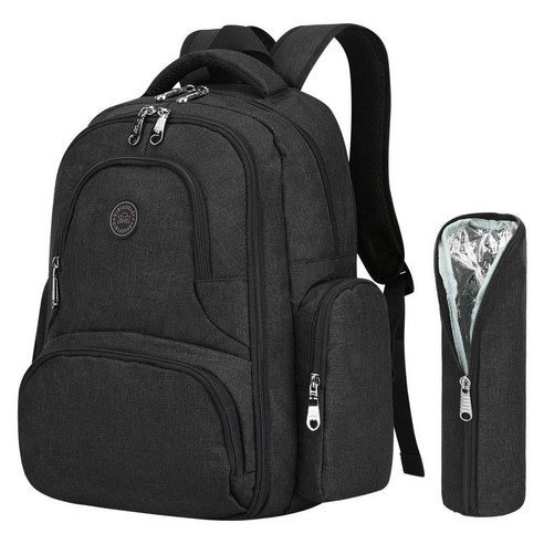 BAGnBAGs 멀티 수납 기저귀가방 QM-1490, 블랙