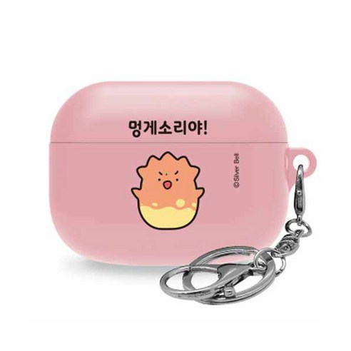 카카오톡 이모티콘 귀염뽀쨕 시즌7 에어팟 프로 실리콘케이스, 단일상품, 멍개소리야
