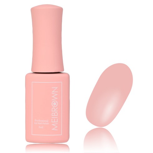 메이브라운 컬러 젤 6ml, M12 누드네일 핑크, 1개
